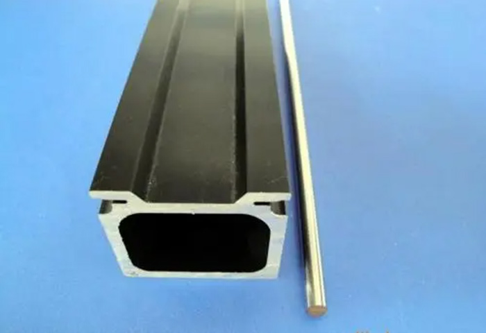 Aluminum profile for high-speed rail luggage rack