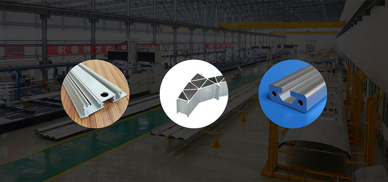 Aluminum alloy extruded profiles for rail