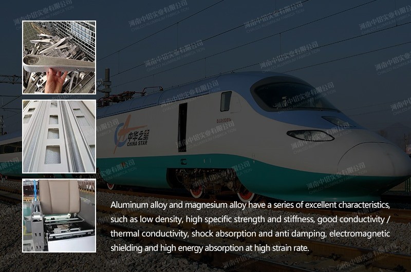 Aluminum alloy in rail transit equipment