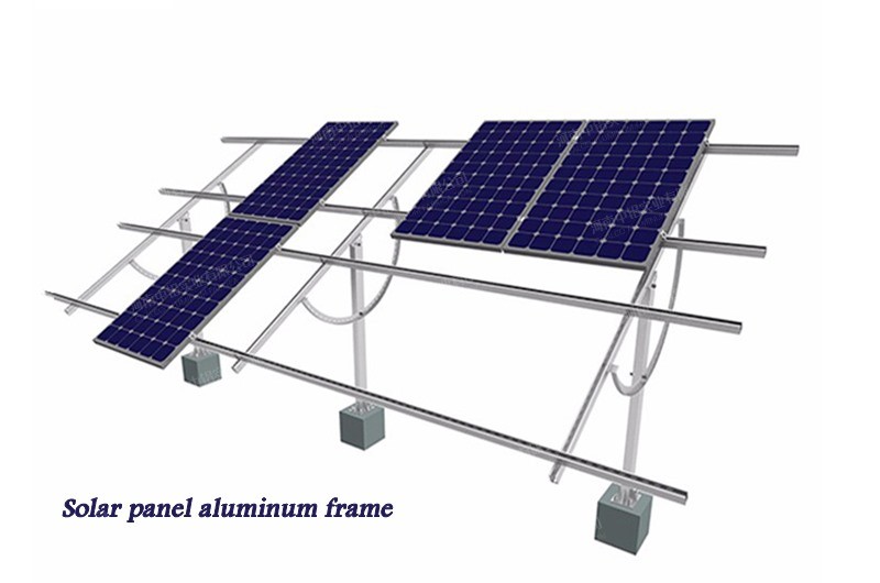 Estrutura de alumínio do painel solar