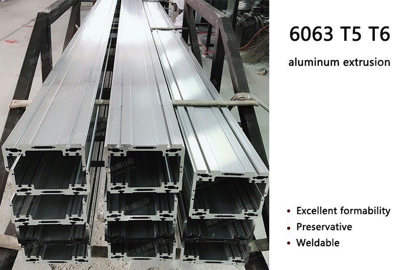 6063 T5 T6 aluminum extrusion